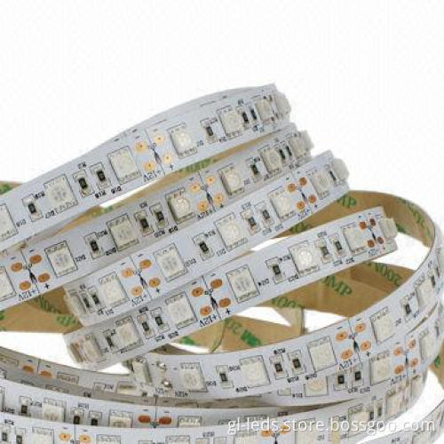 CE/RoHS/UL RGB LED Flexible Strips with 24V DC Working Voltage